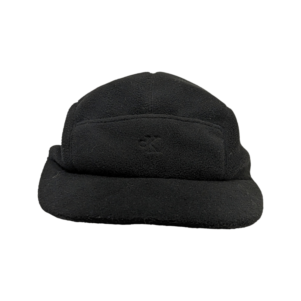 Calvin Klein CK Logo Winter 5 Panel Black Hat